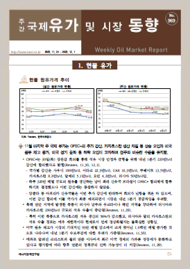 국제유가 및 시장 동향(969호, 2023.12.5)
